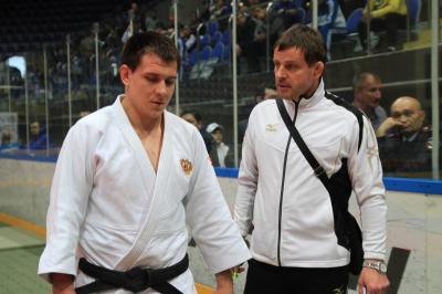 Юрий Панасенков с тренером Станиславом Жуковым